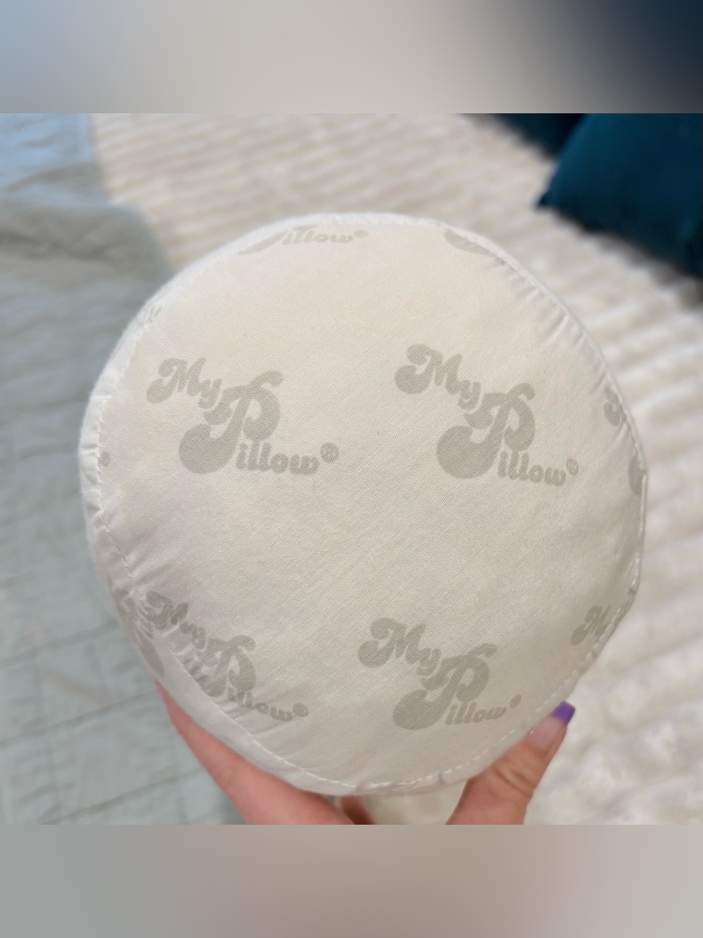 MyPillow Lumbar Neck Support Pillow White Memory Foam Roll 🇺🇸 - Picture 4 of 5